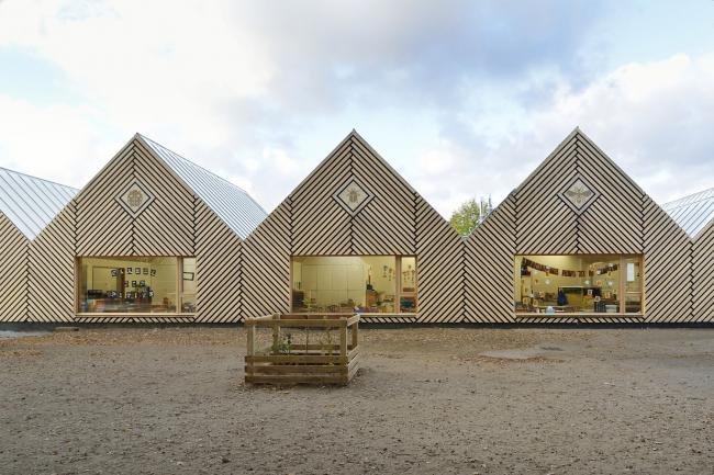 BIM建筑|儿童画里的小板屋,佩尔特幼儿园 BIM建筑|儿童画里的小板屋,佩尔特幼儿园