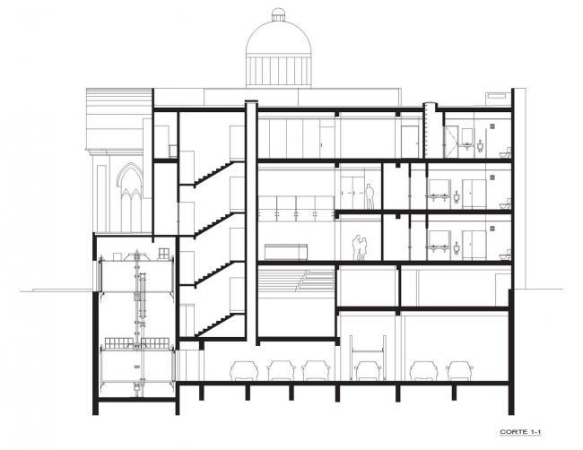 BIM建筑|墨西哥犹太文献研讨中间 BIM建筑|墨西哥犹太文献研讨中间