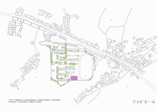 BIM建筑|岳阳县第三中学风雨操场兼陈述厅 / SUP素朴建筑工作室 BIM建筑|岳阳县第三中学风雨操场兼陈述厅 / SUP素朴建筑工作室
