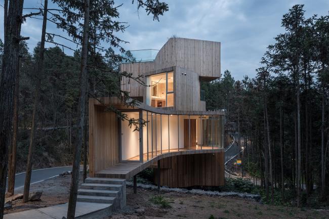 BIM建筑|天然渗入,享受奇特的***体验——齐云山树屋/本戈工作室 BIM建筑|天然渗入,享受奇特的***体验——齐云山树屋/本戈工作室
