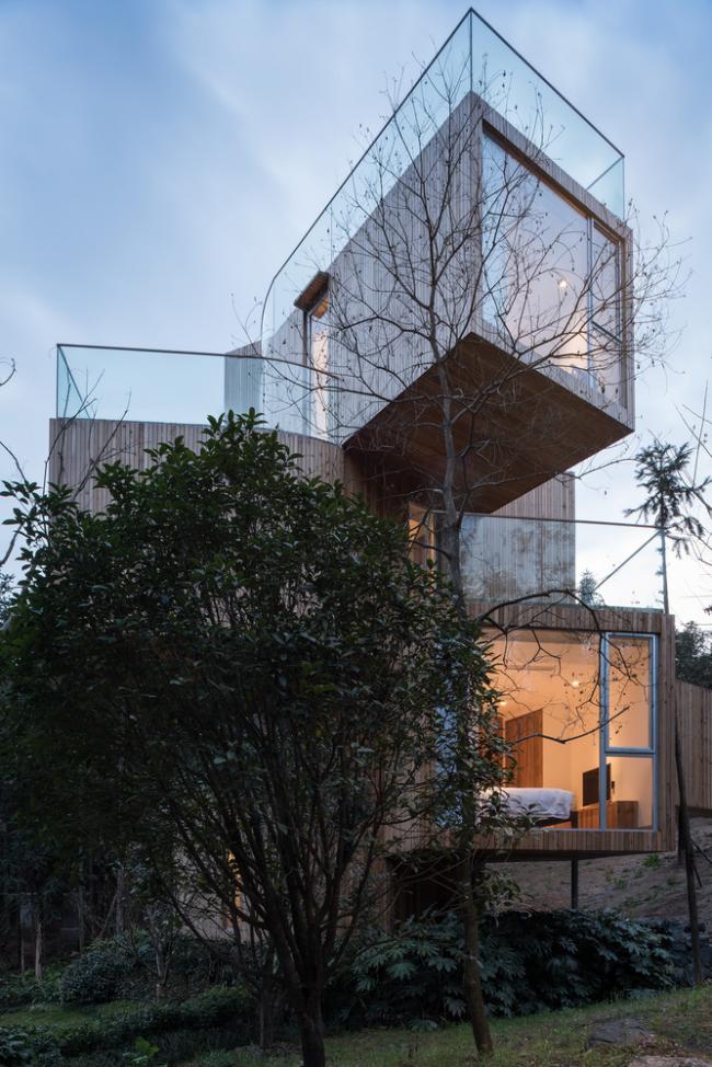 BIM建筑|天然渗入,享受奇特的***体验——齐云山树屋/本戈工作室 BIM建筑|天然渗入,享受奇特的***体验——齐云山树屋/本戈工作室