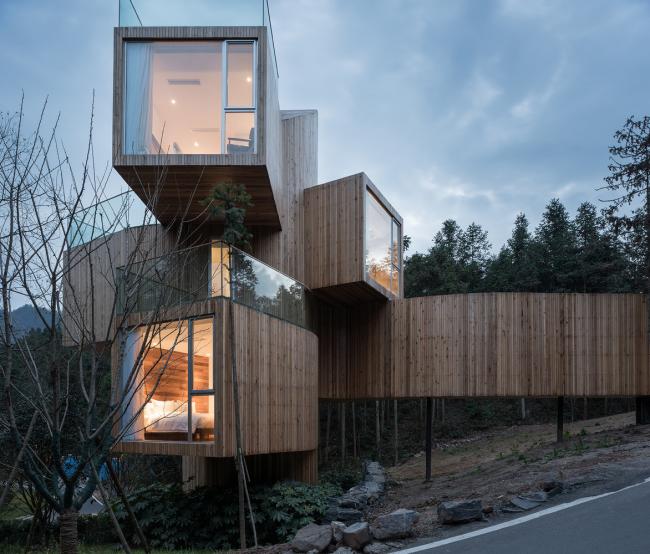 BIM建筑|天然渗入,享受奇特的***体验——齐云山树屋/本戈工作室 BIM建筑|天然渗入,享受奇特的***体验——齐云山树屋/本戈工作室