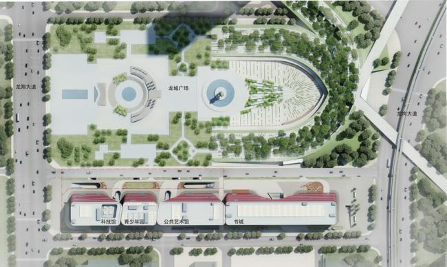 BIM建筑|都会冲浪|深圳龙岗三馆一城 BIM建筑|都会冲浪|深圳龙岗三馆一城