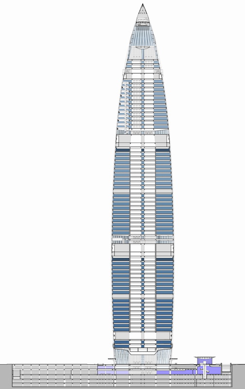 BIM建筑|中国华润年夜厦 / KPF BIM建筑|中国华润年夜厦 / KPF