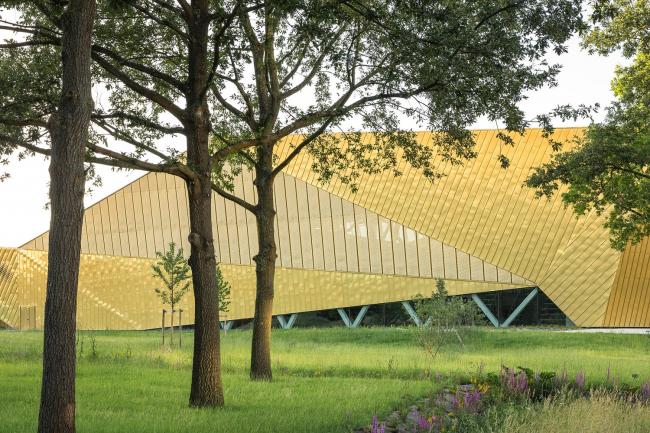 BIM建筑|绿草蓝天中的一抹金:La Fontaine体育中间 BIM建筑|绿草蓝天中的一抹金:La Fontaine体育中间