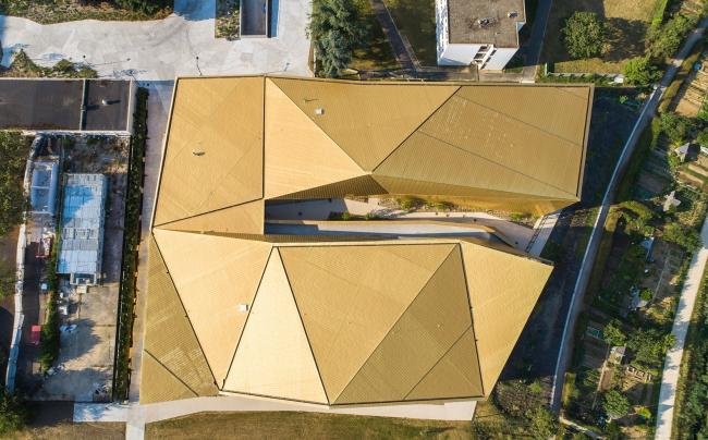 BIM建筑|绿草蓝天中的一抹金:La Fontaine体育中间 BIM建筑|绿草蓝天中的一抹金:La Fontaine体育中间