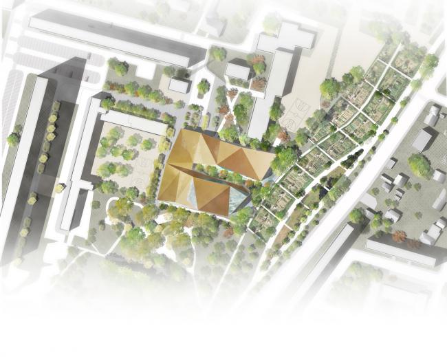 BIM建筑|绿草蓝天中的一抹金:La Fontaine体育中间 BIM建筑|绿草蓝天中的一抹金:La Fontaine体育中间