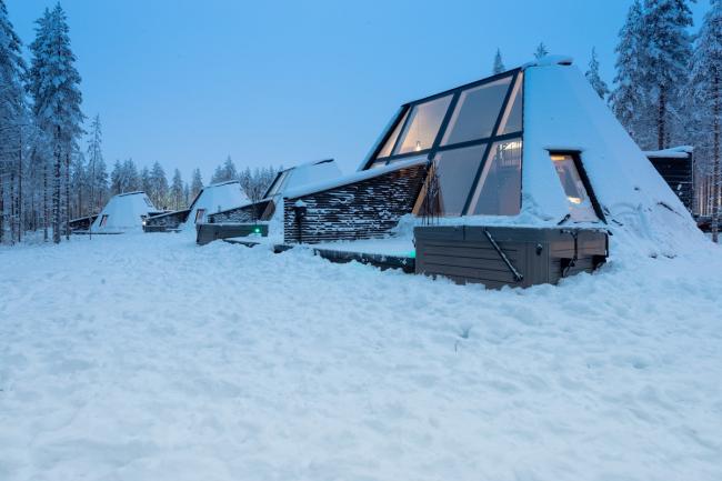 BIM建筑|纵享皑皑白雪与极光星空:芬兰度假板屋酒店 BIM建筑|纵享皑皑白雪与极光星空:芬兰度假板屋酒店