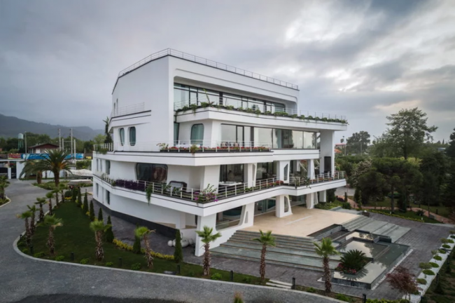 BIM建筑|重现树木天然形态与情况动感的伊朗迪达尔别墅 BIM建筑|重现树木天然形态与情况动感的伊朗迪达尔别墅