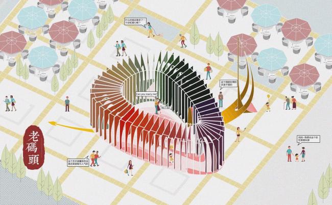 BIM建筑|献给平常之爱的礼品:外滩船埠爱心互动装配 / 上海华都建筑计划设计 BIM建筑|献给平常之爱的礼品:外滩船埠爱心互动装配 / 上海华都建筑计划设计