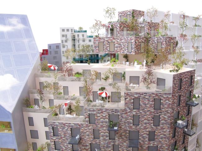 BIM建筑|阿姆斯特丹具有将来主义颜色的室第区 BIM建筑|阿姆斯特丹具有将来主义颜色的室第区