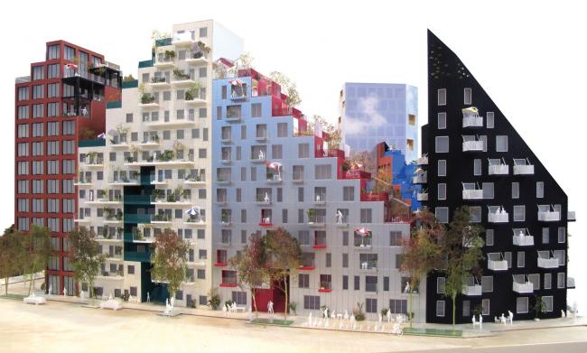 BIM建筑|阿姆斯特丹具有将来主义颜色的室第区 BIM建筑|阿姆斯特丹具有将来主义颜色的室第区