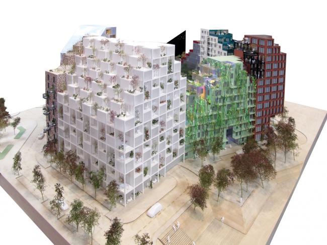 BIM建筑|阿姆斯特丹具有将来主义颜色的室第区 BIM建筑|阿姆斯特丹具有将来主义颜色的室第区