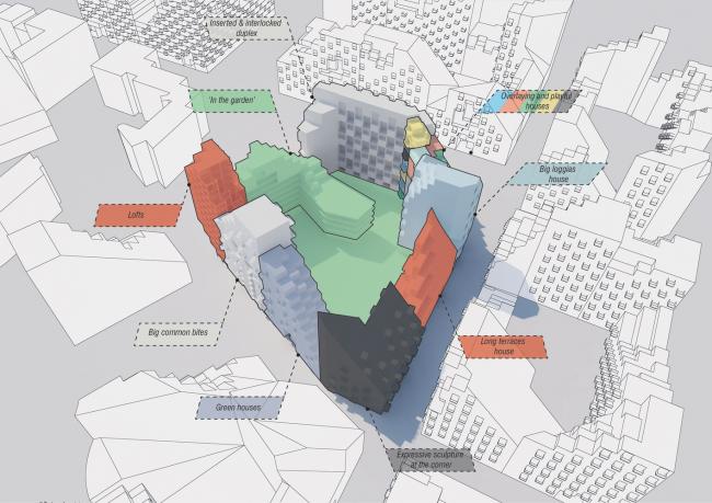 BIM建筑|阿姆斯特丹具有将来主义颜色的室第区 BIM建筑|阿姆斯特丹具有将来主义颜色的室第区