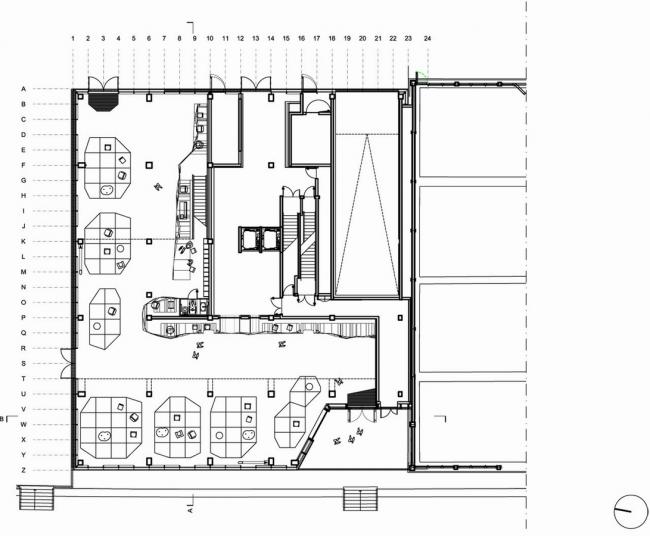 BIM建筑|建筑的几何机变演绎,橙色立方体中的曲面球体:里昂文化中间 BIM建筑|建筑的几何机变演绎,橙色立方体中的曲面球体:里昂文化中间