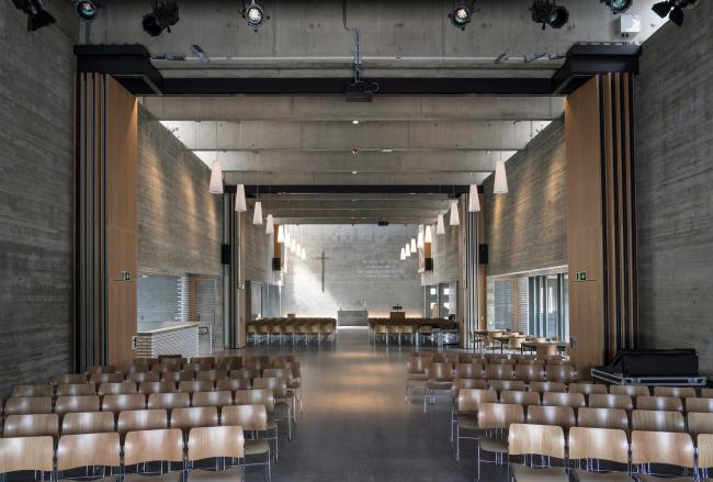 BIM建筑|挪威小城的新教堂和文化中间 / Einar Dahle Arkitekter + Hille Melbye Arkitekter BIM建筑|挪威小城的新教堂和文化中间 / Einar Dahle Arkitekter + Hille Melbye Arkitekter
