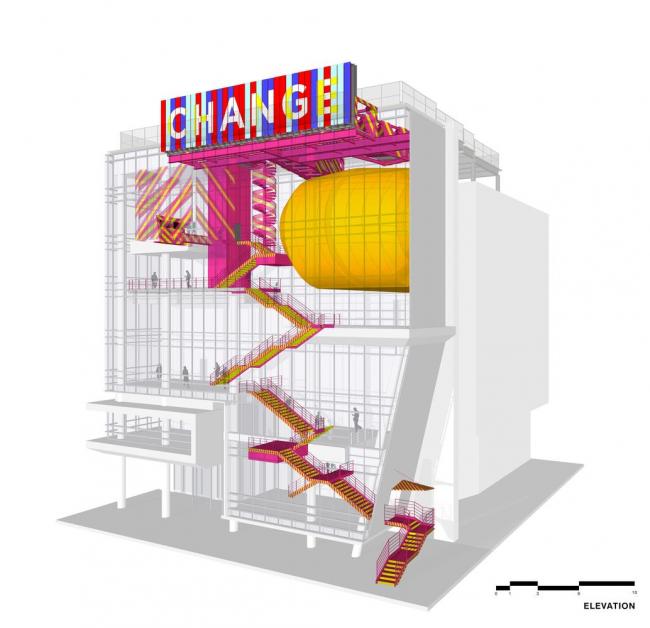 BIM建筑|光州万花筒不雅景台 BIM建筑|光州万花筒不雅景台