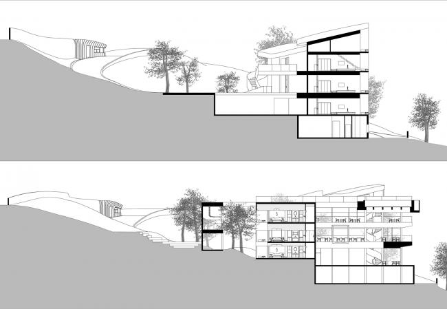 BIM建筑|年夜山的轮廓:重庆南山里平易近宿 / 鳞见设计 BIM建筑|年夜山的轮廓:重庆南山里平易近宿 / 鳞见设计