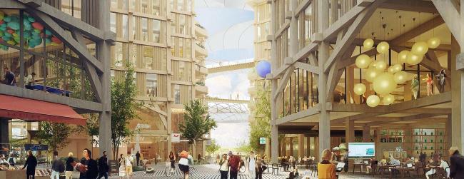 BIM建筑|snøhetta结合heatherwick事务地点多伦多打造全木制的“船埠之滨”社区 BIM建筑|snøhetta结合heatherwick事务地点多伦多打造全木制的“船埠之滨”社区