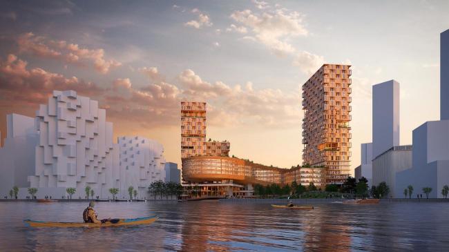 BIM建筑|snøhetta结合heatherwick事务地点多伦多打造全木制的“船埠之滨”社区 BIM建筑|snøhetta结合heatherwick事务地点多伦多打造全木制的“船埠之滨”社区
