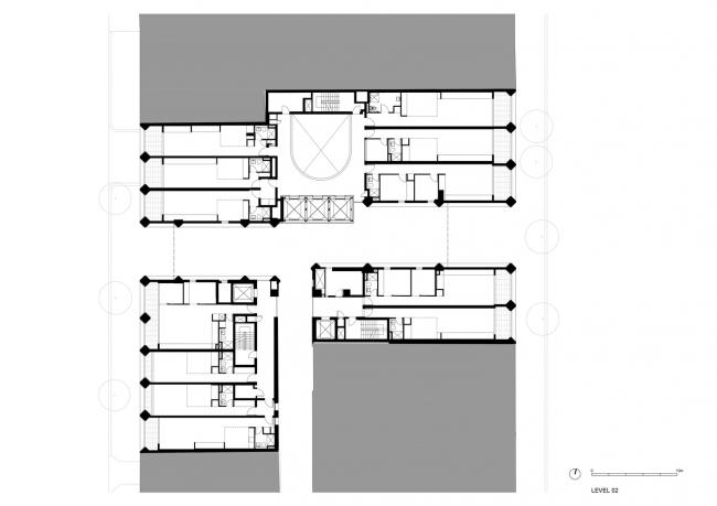 BIM建筑|弧形高层公寓 / 高田浩一建筑事务所 BIM建筑|弧形高层公寓 / 高田浩一建筑事务所