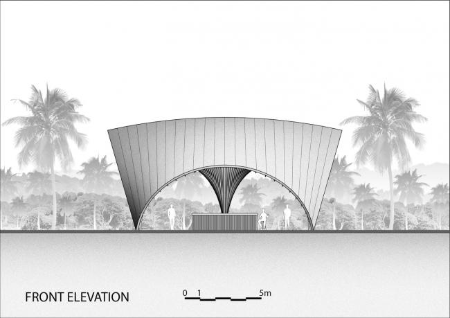 BIM建筑|欲展翅翱翔:火烈鸟竹制展馆 BIM建筑|欲展翅翱翔:火烈鸟竹制展馆
