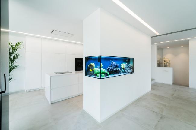 BIM建筑|年夜简至繁,横条纹也能小清爽的西班牙水族馆室第 BIM建筑|年夜简至繁,横条纹也能小清爽的西班牙水族馆室第