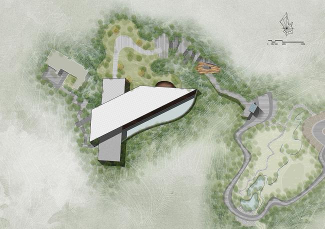 BIM建筑|山崖之巅,格构空间-重庆御临府艺术中间 / 成执设计 BIM建筑|山崖之巅,格构空间-重庆御临府艺术中间 / 成执设计