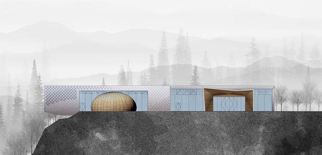 BIM建筑|山崖之巅,格构空间-重庆御临府艺术中间 / 成执设计 BIM建筑|山崖之巅,格构空间-重庆御临府艺术中间 / 成执设计