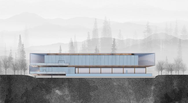 BIM建筑|山崖之巅,格构空间-重庆御临府艺术中间 / 成执设计 BIM建筑|山崖之巅,格构空间-重庆御临府艺术中间 / 成执设计