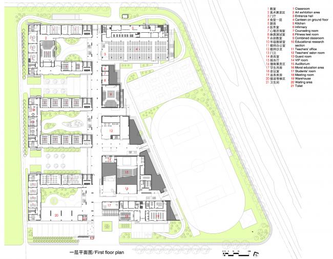 BIM建筑|垂直书院——姑苏科技城试验小学设计 / 年夜正+致正建筑事务所 BIM建筑|垂直书院——姑苏科技城试验小学设计 / 年夜正+致正建筑事务所