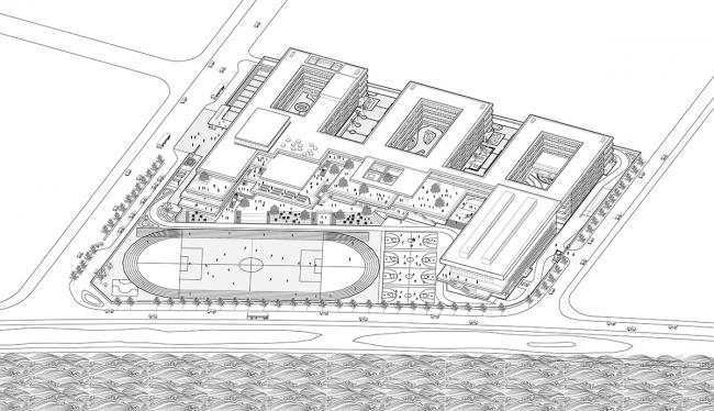 BIM建筑|垂直书院——姑苏科技城试验小学设计 / 年夜正+致正建筑事务所 BIM建筑|垂直书院——姑苏科技城试验小学设计 / 年夜正+致正建筑事务所