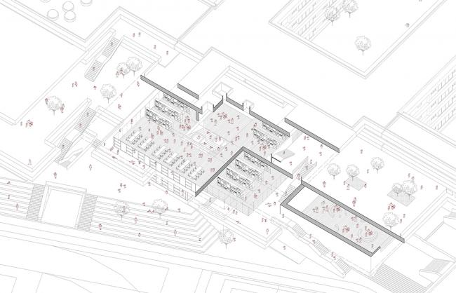 BIM建筑|垂直书院——姑苏科技城试验小学设计 / 年夜正+致正建筑事务所 BIM建筑|垂直书院——姑苏科技城试验小学设计 / 年夜正+致正建筑事务所