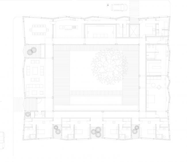 BIM建筑|El Cortijo室第:微缩的老城肌理 | Felipe Assadi Arquitextos BIM建筑|El Cortijo室第:微缩的老城肌理 | Felipe Assadi Arquitextos