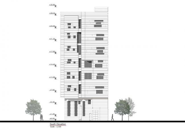 BIM建筑|如同被风化的粗粝岩石:阿维尼室第楼 | Heram建筑事务所 BIM建筑|如同被风化的粗粝岩石:阿维尼室第楼 | Heram建筑事务所