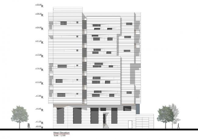BIM建筑|如同被风化的粗粝岩石:阿维尼室第楼 | Heram建筑事务所 BIM建筑|如同被风化的粗粝岩石:阿维尼室第楼 | Heram建筑事务所