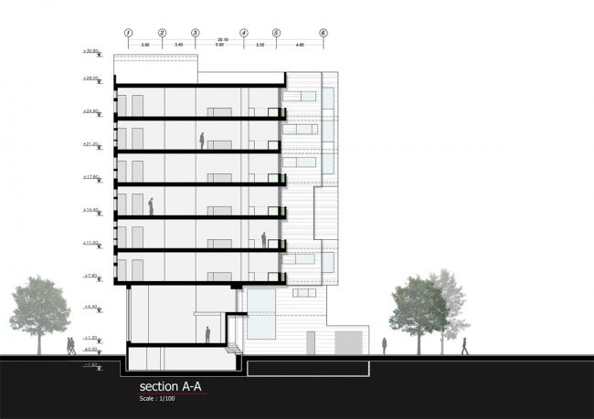 BIM建筑|如同被风化的粗粝岩石:阿维尼室第楼 | Heram建筑事务所 BIM建筑|如同被风化的粗粝岩石:阿维尼室第楼 | Heram建筑事务所