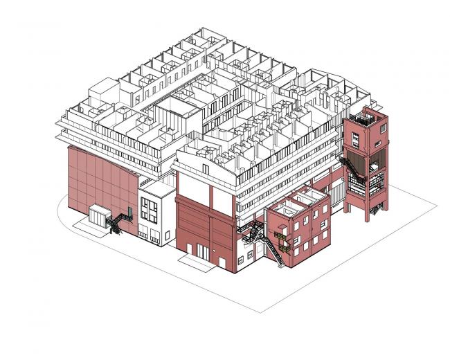 BIM建筑|北京首钢工舍智选沐日酒店“仓阁” / 中国建筑设计研讨院有限公司 BIM建筑|北京首钢工舍智选沐日酒店“仓阁” / 中国建筑设计研讨院有限公司