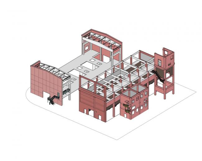 BIM建筑|北京首钢工舍智选沐日酒店“仓阁” / 中国建筑设计研讨院有限公司 BIM建筑|北京首钢工舍智选沐日酒店“仓阁” / 中国建筑设计研讨院有限公司
