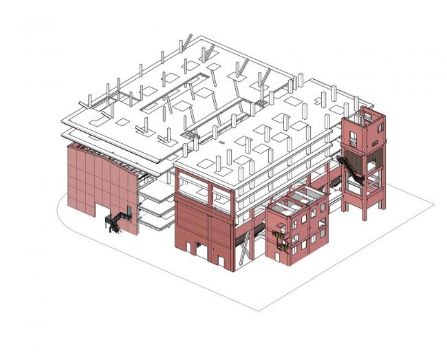 BIM建筑|北京首钢工舍智选沐日酒店“仓阁” / 中国建筑设计研讨院有限公司 BIM建筑|北京首钢工舍智选沐日酒店“仓阁” / 中国建筑设计研讨院有限公司