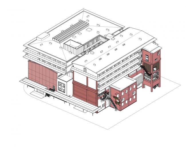 BIM建筑|北京首钢工舍智选沐日酒店“仓阁” / 中国建筑设计研讨院有限公司 BIM建筑|北京首钢工舍智选沐日酒店“仓阁” / 中国建筑设计研讨院有限公司