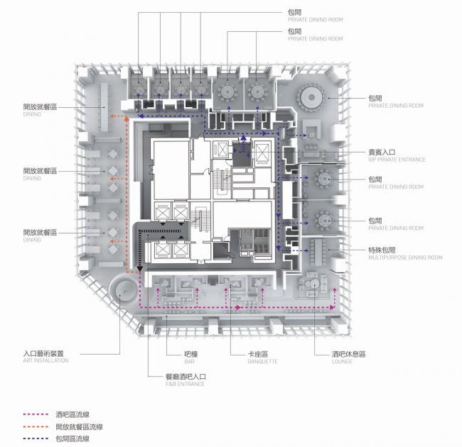 BIM建筑|RSAA/庄子玉工作室新作:“云之宴集”云顶伍拾柒餐厅 BIM建筑|RSAA/庄子玉工作室新作:“云之宴集”云顶伍拾柒餐厅
