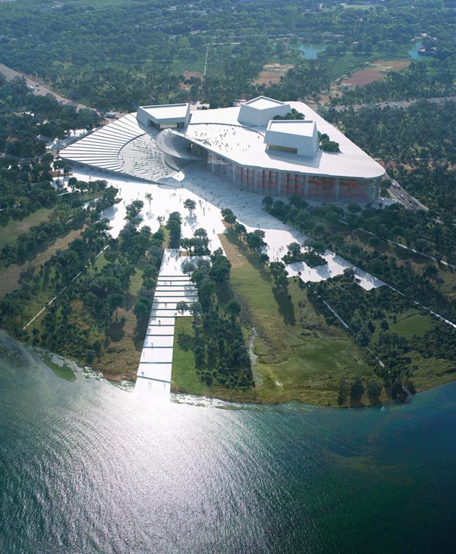 BIM建筑|Snøhetta 颁布上海年夜歌剧院计划,‘扇子’动态睁开在黄浦江岸 BIM建筑|Snøhetta 颁布上海年夜歌剧院计划,‘扇子’动态睁开在黄浦江岸