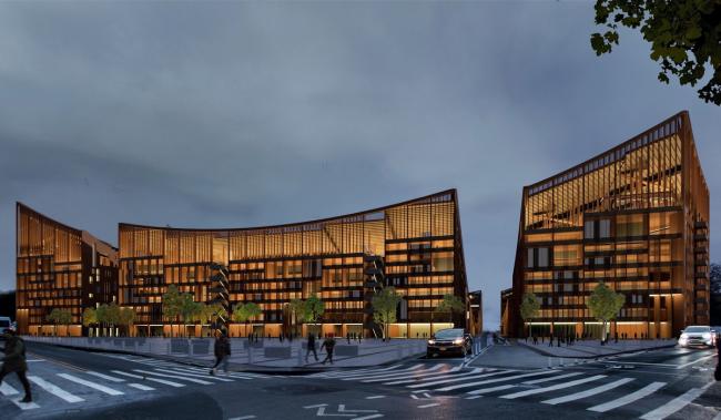 BIM建筑|城市社区内的屋顶球场 / 李樾祺 BIM建筑|城市社区内的屋顶球场 / 李樾祺