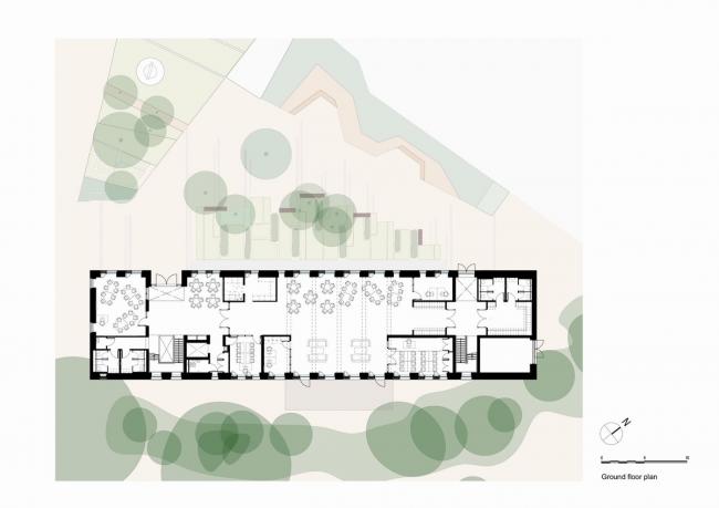 BIM建筑|红砖楼下的进修中间:赖盖特文法黉舍藏书楼 BIM建筑|红砖楼下的进修中间:赖盖特文法黉舍藏书楼
