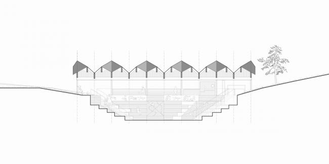 BIM建筑|像一顶背靠山坡的折叠伞盖:西班牙马利亚维亚广场 BIM建筑|像一顶背靠山坡的折叠伞盖:西班牙马利亚维亚广场
