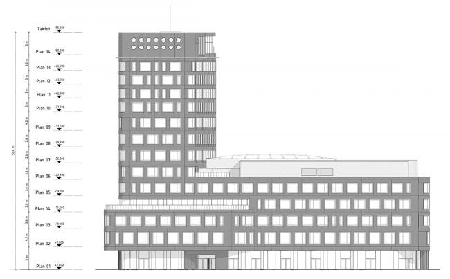 BIM建筑|仿佛停泊于岸边的巨型船只:马尔默口岸综合体 / SHL BIM建筑|仿佛停泊于岸边的巨型船只:马尔默口岸综合体 / SHL