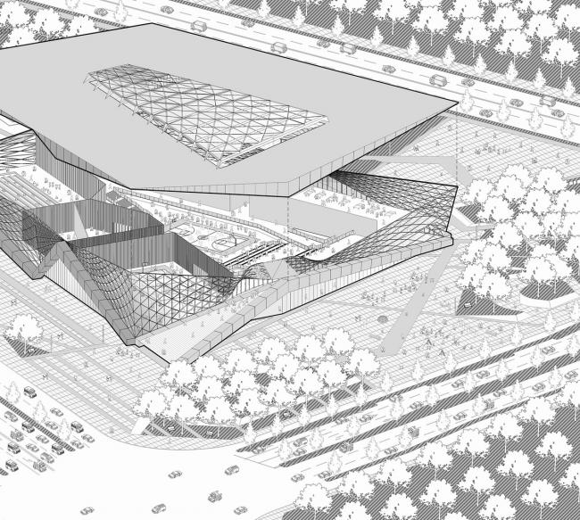 BIM建筑|动感的能量盒子:扬州南部新城体育园 / 柏涛设计 BIM建筑|动感的能量盒子:扬州南部新城体育园 / 柏涛设计