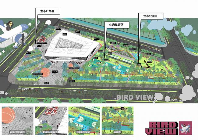 BIM建筑|动感的能量盒子:扬州南部新城体育园 / 柏涛设计 BIM建筑|动感的能量盒子:扬州南部新城体育园 / 柏涛设计