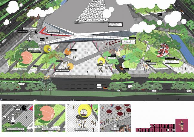 BIM建筑|动感的能量盒子:扬州南部新城体育园 / 柏涛设计 BIM建筑|动感的能量盒子:扬州南部新城体育园 / 柏涛设计